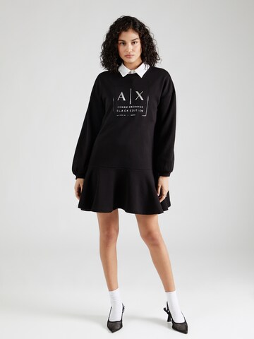 ARMANI EXCHANGE - Vestido en negro: frente