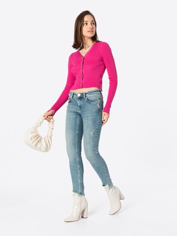 Warehouse Knit Cardigan in Pink