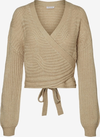 Pullover 'Jamil' di Noisy may in beige: frontale