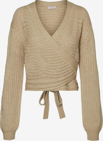 Pull-over 'Jamil' Noisy may en beige : devant