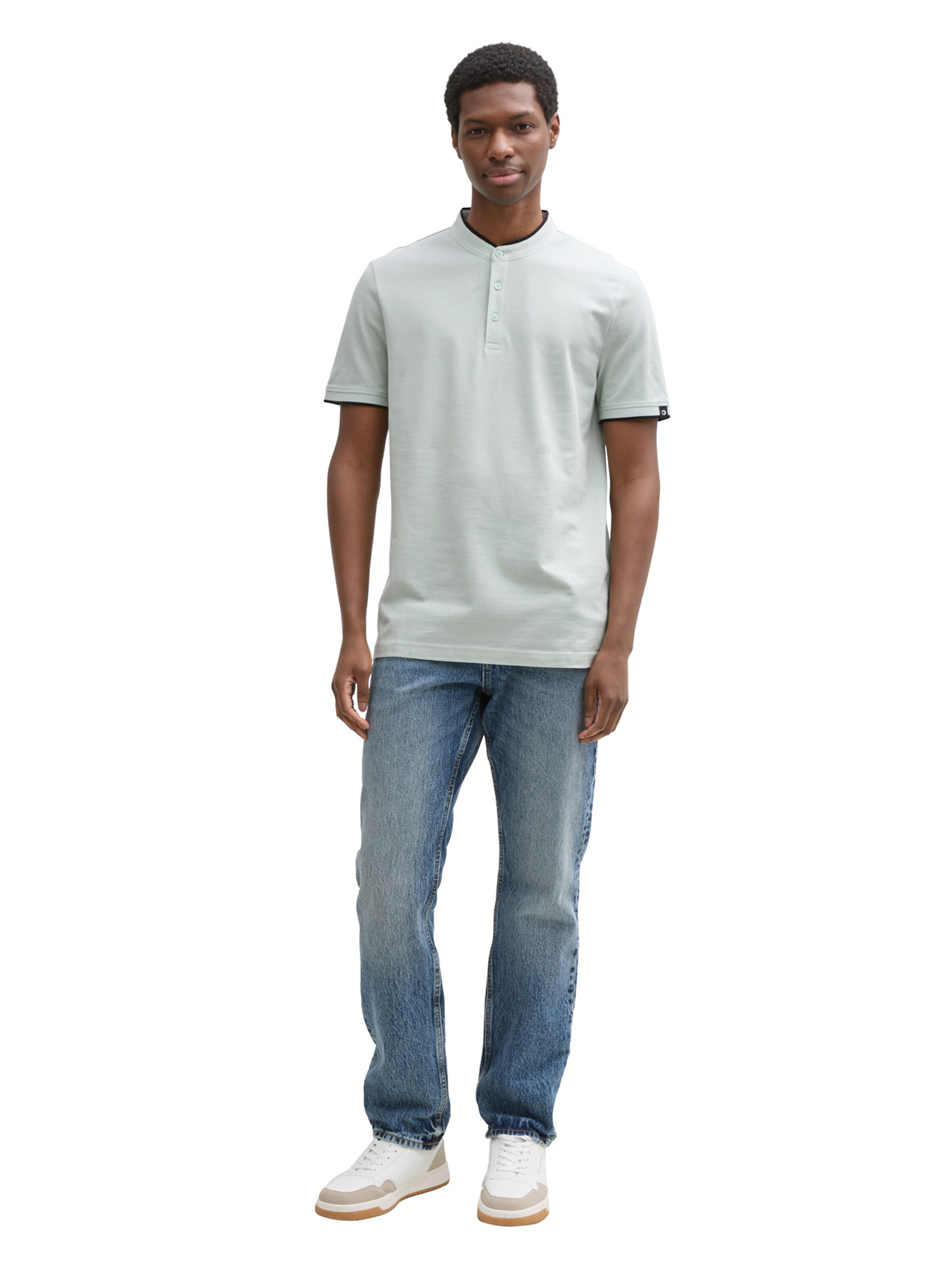 TOM TAILOR DENIM Tričko - Zelená