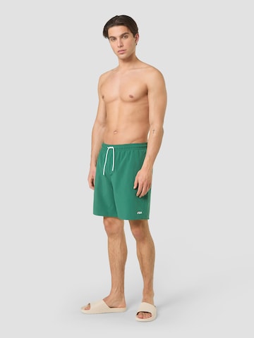 FILA Badeshorts 'TINELLI regular logo beach shorts'‌‌‌‌‌ in Grün