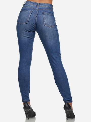 Tazzio Skinny Jeansy 'F107' w kolorze niebieski