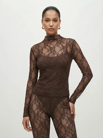 Hoermanseder Bluzka w kolorze brązowy: przód