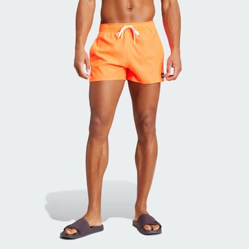 ADIDAS SPORTSWEAR Sportbadehose '3-Stripes Clx' in Orange: predná strana