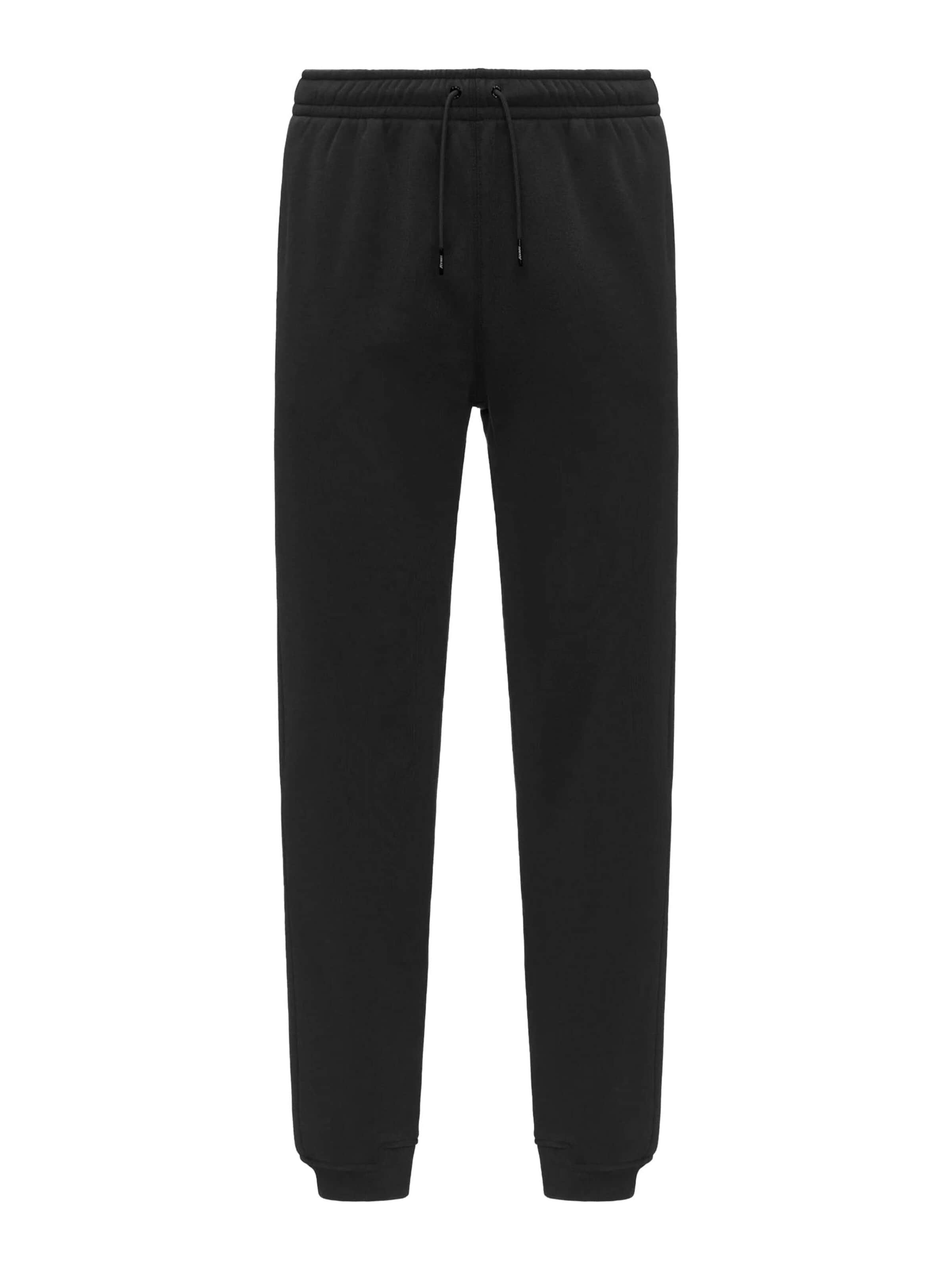 K-Way - Tapered Calças 'PHILBERT' em preto: frente