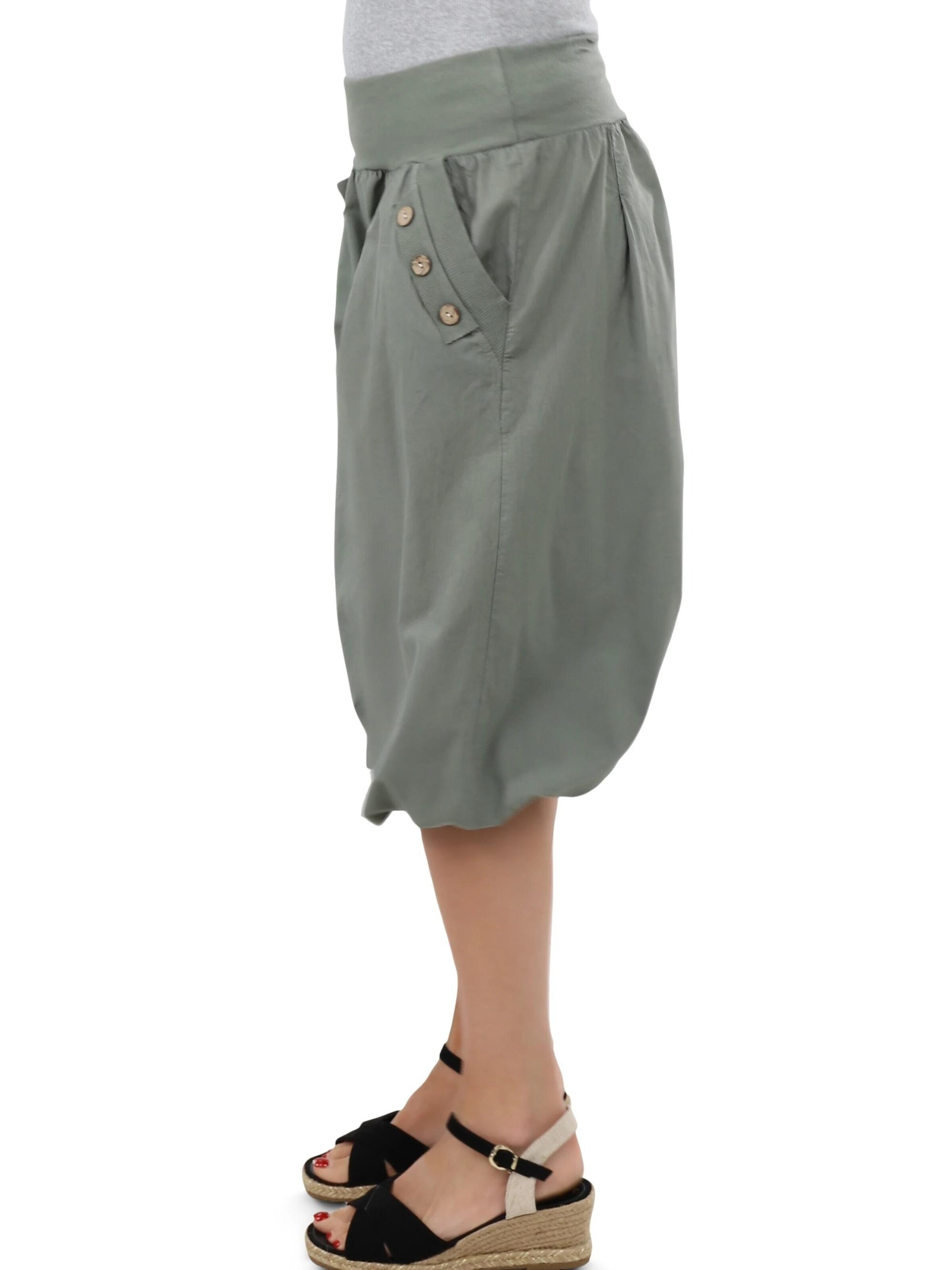 malito more than fashion Loose fit Harem Pants in Green