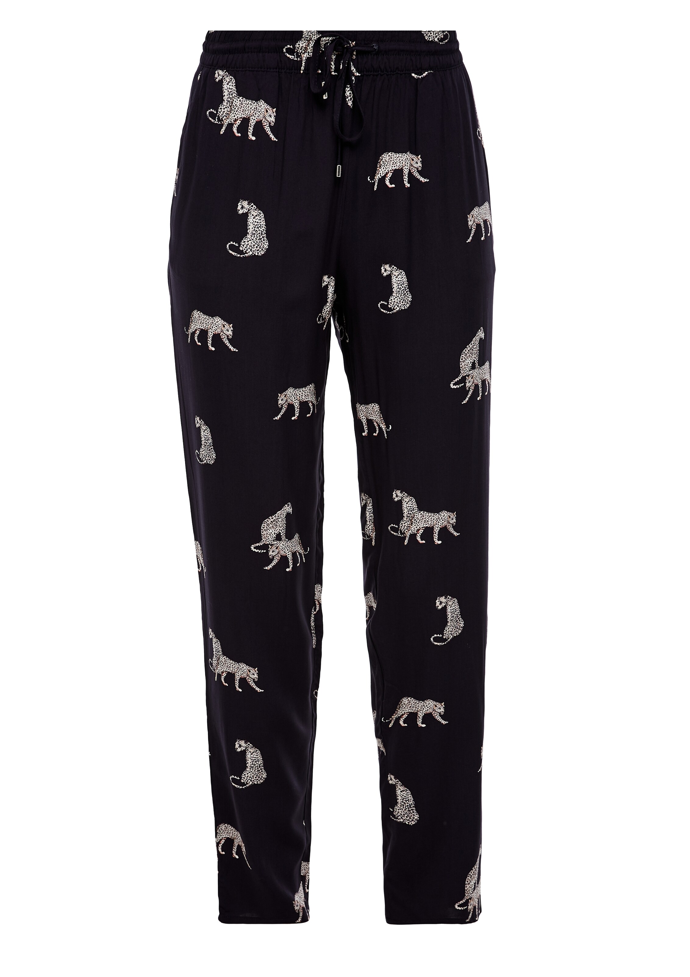 S Oliver Gemusterte Stoffhose In Blau About You