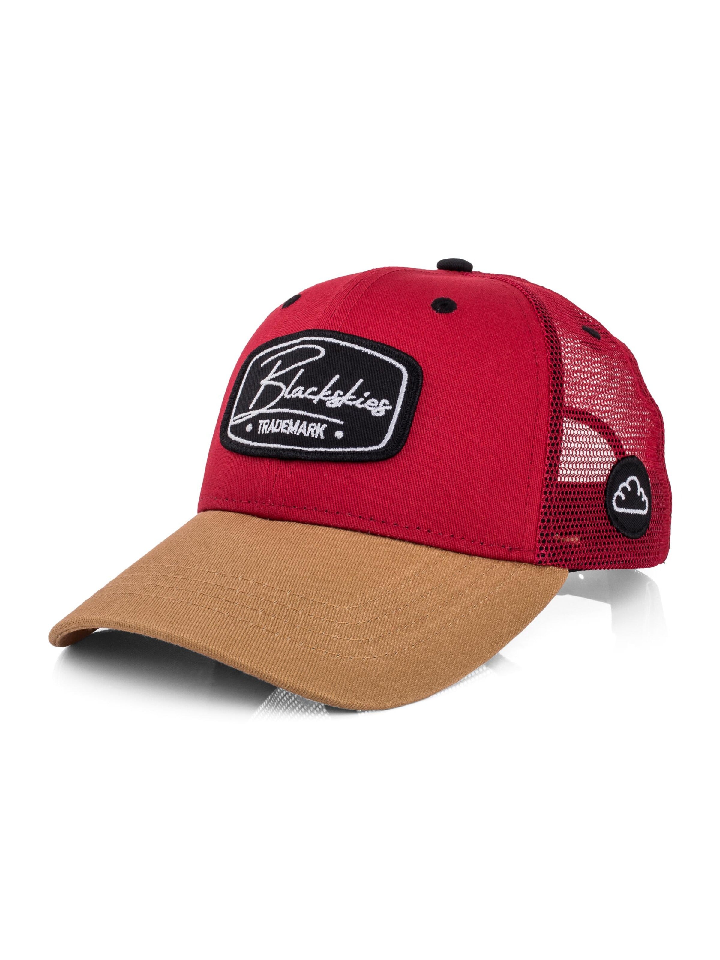 Blackskies Cap 'Race'‌‌ in Rot: Vorderseite