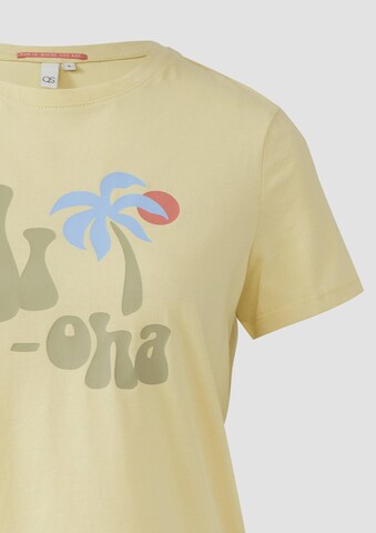 QS Shirt in Gelb
