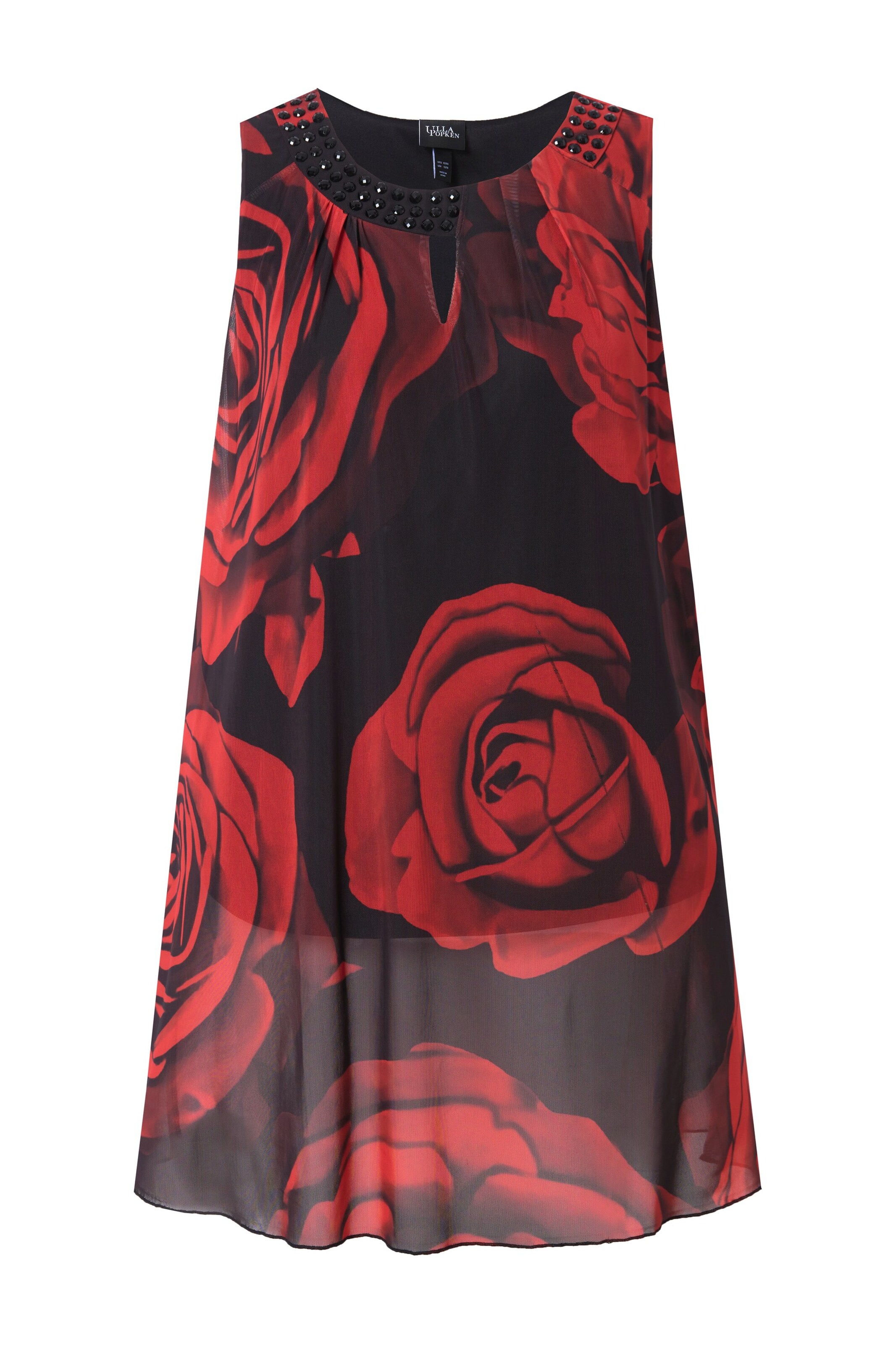 Ulla Popken Tunika in Schwarz: Vorderseite