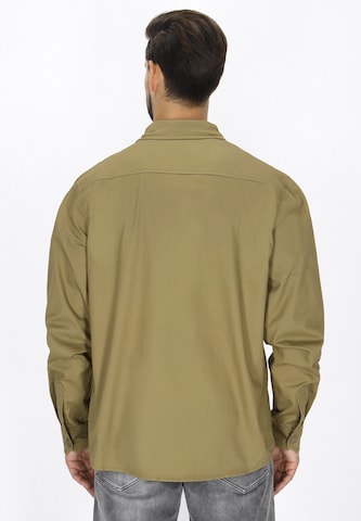 Coupe regular Chemise DreiMaster Vintage en vert