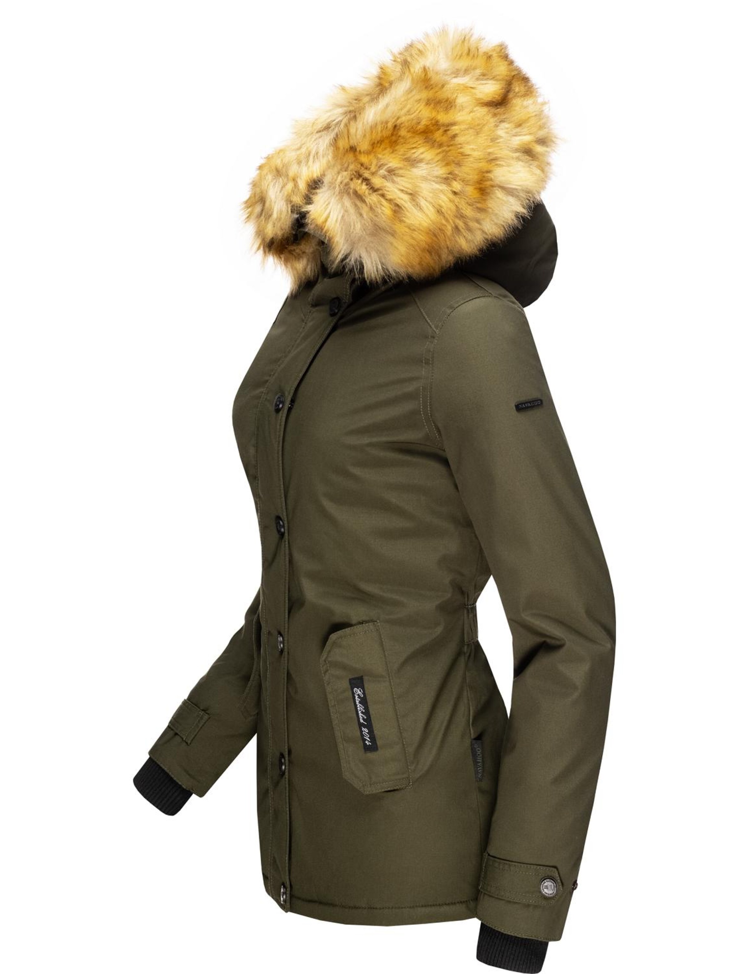 NAVAHOO Winter jacket 'Laura' in Green