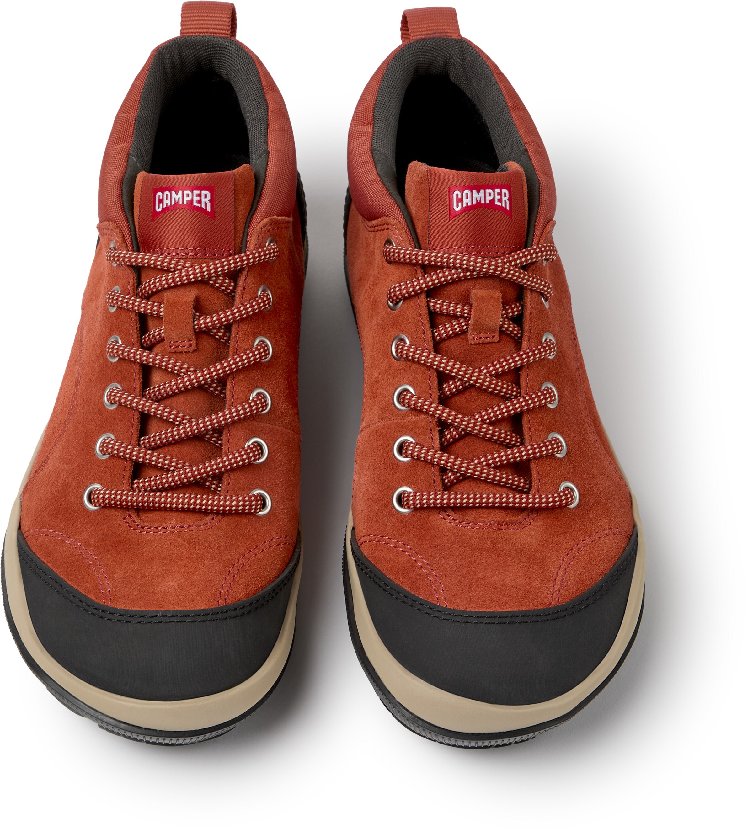 CAMPER - Sapatilhas altas 'Peu Pista' em vermelho