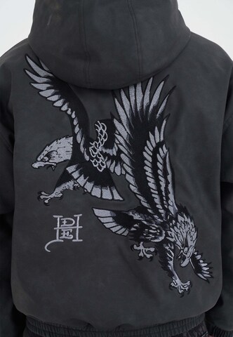 Ed Hardy - Chaqueta de entretiempo 'Soaring Eagles' en negro