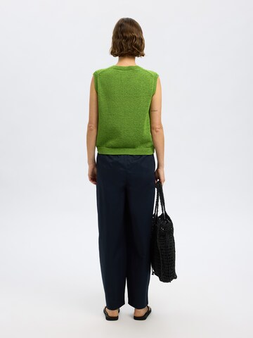 SELECTED FEMME Gebreide top 'SLFAlma' in Groen