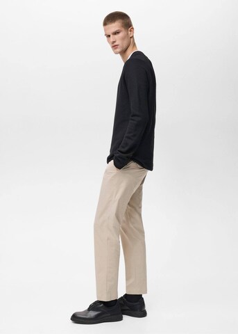 MANGO MAN Slim fit Pants 'Due' in Beige