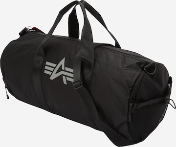 ALPHA INDUSTRIESPutna torba - crna boja: prednji dio