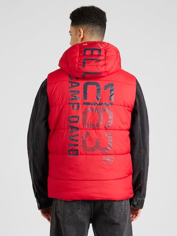 Gilet CAMP DAVID en rouge