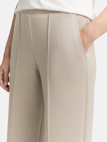 TOM TAILOR Loosefit Broek in Beige
