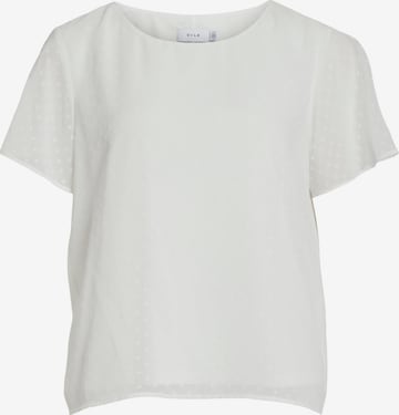 VILA - Blusa 'DOBBY' em branco: frente