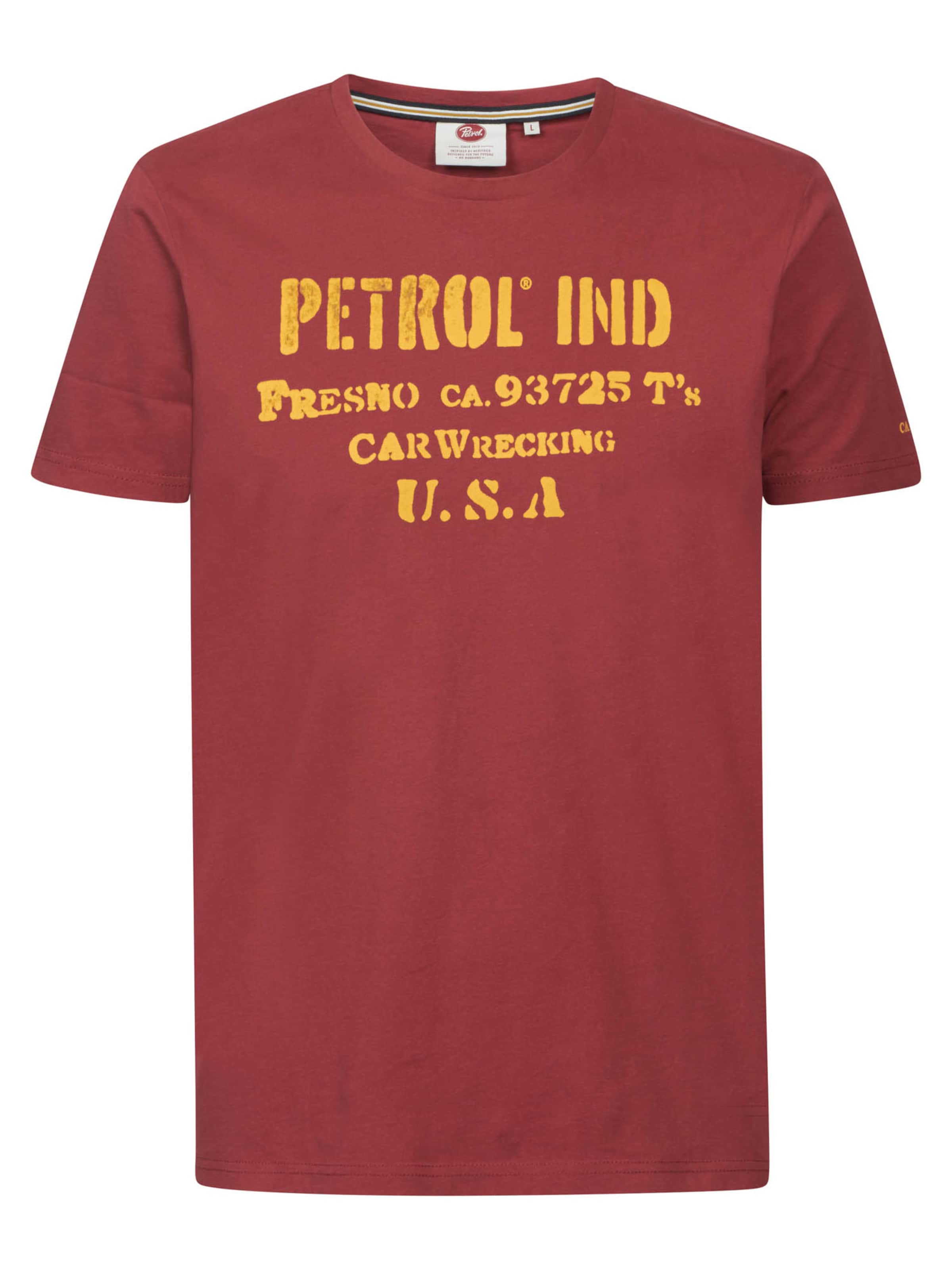 Petrol Industries Футболка в Коричневый: спереди