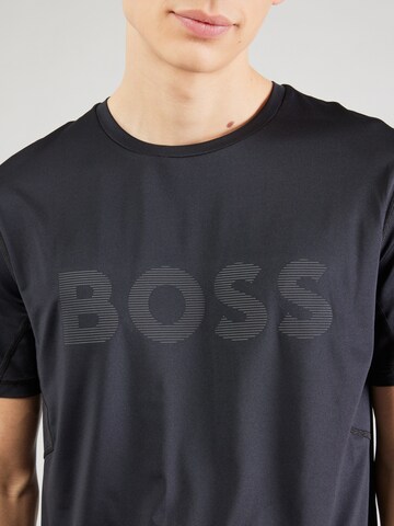 T-Shirt fonctionnel BOSS en noir