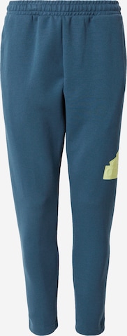 Pantaloni sport 'Future Icons Badge Of Sport' de la ADIDAS SPORTSWEAR pe albastru: față