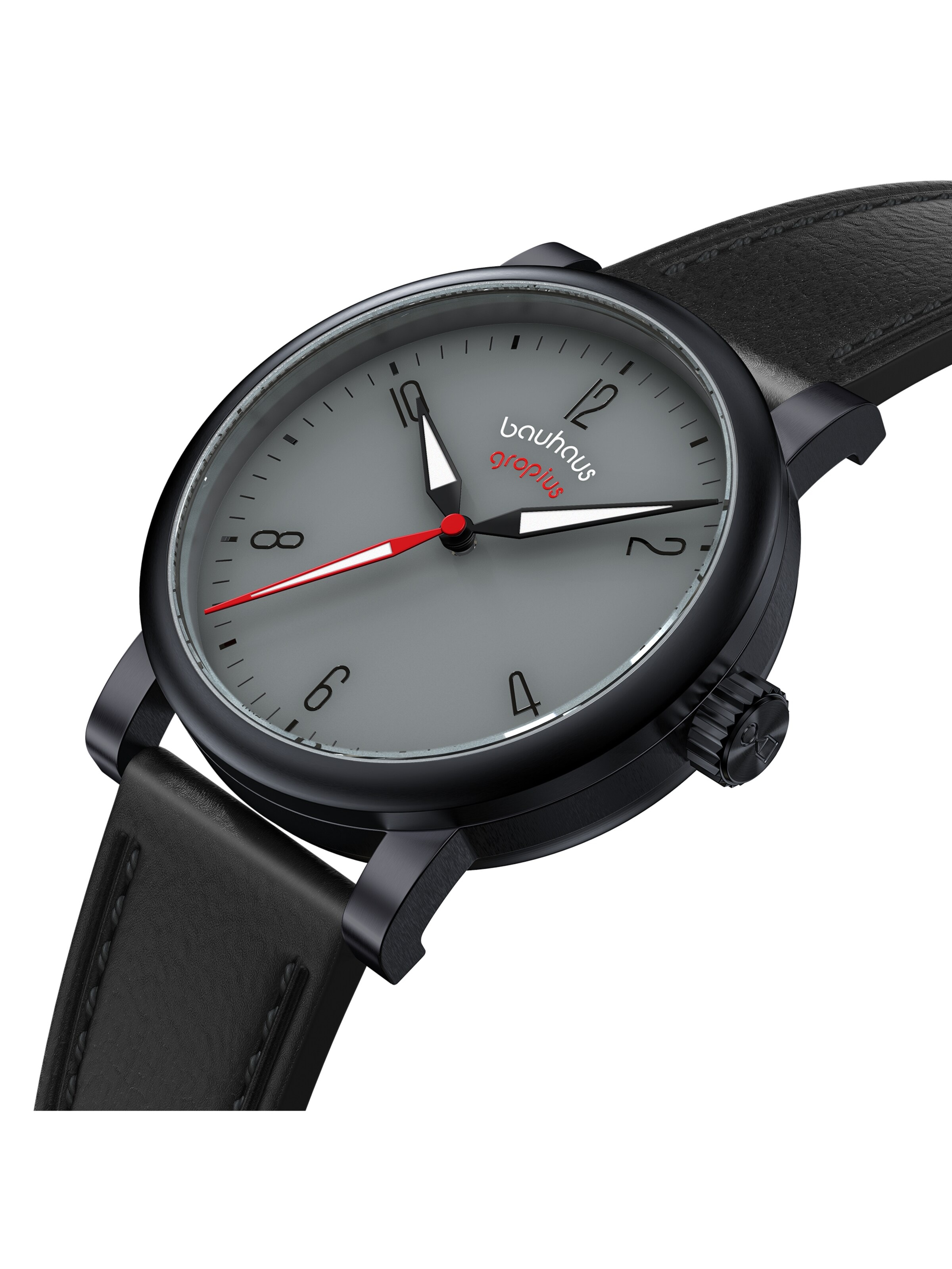 WALTER GROPIUS Analog Watch 'KONTUR' in Grey