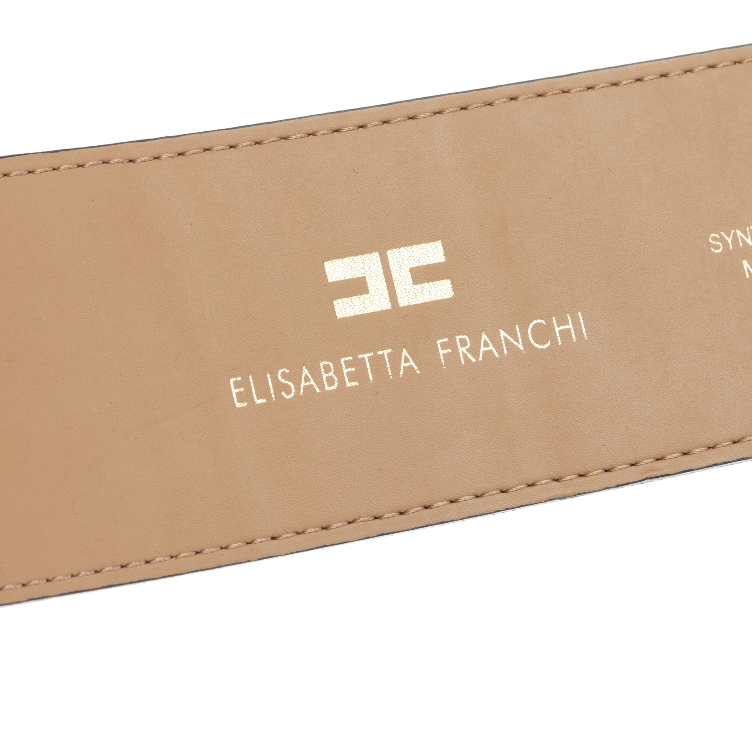 Elisabetta Franchi Gürtel XXL in Schwarz