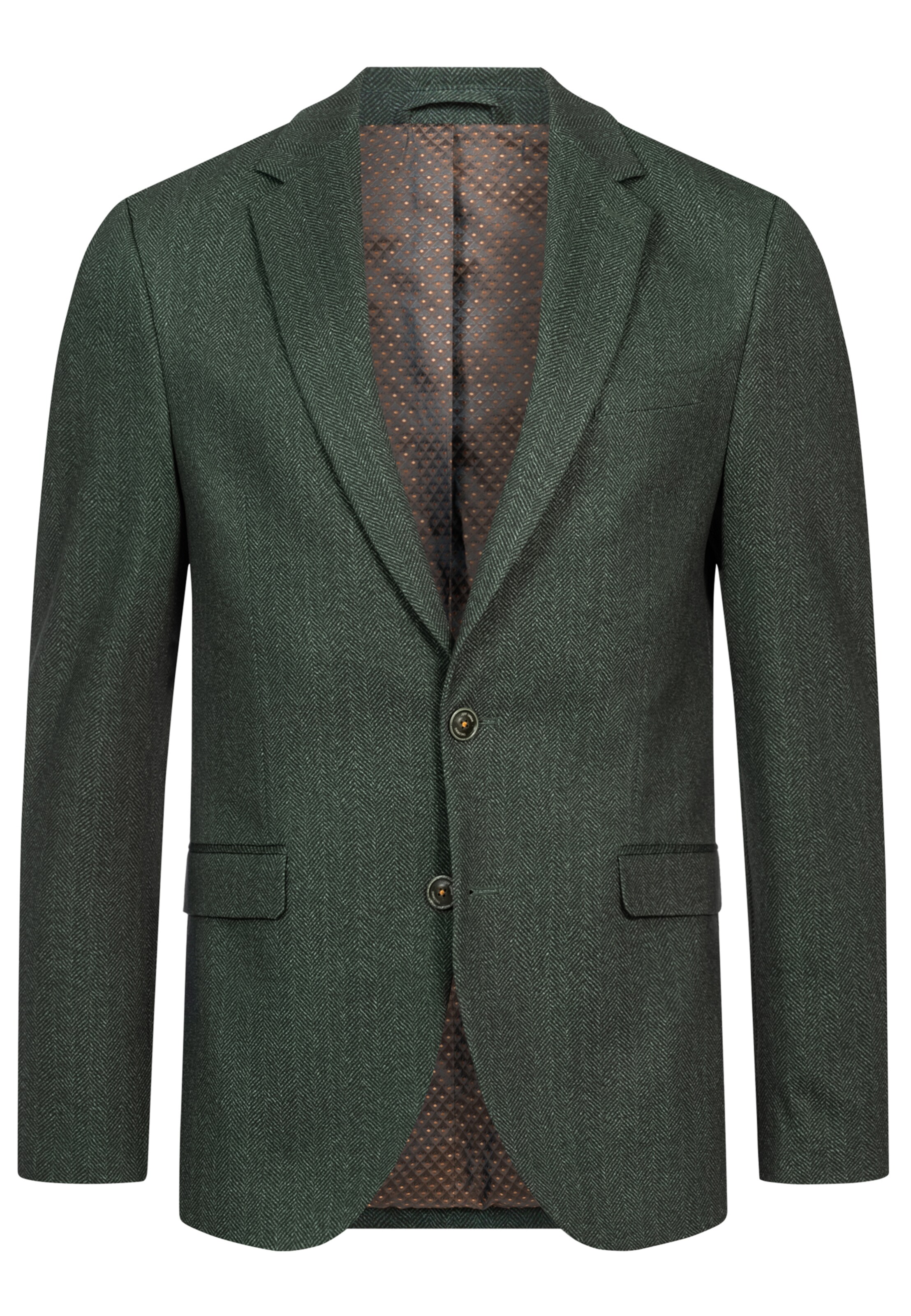 JEFF Regular Fit Sakko 'Luke' in Grün: Vorderseite