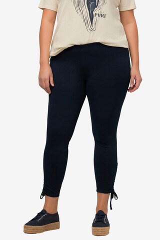 Ulla Popken Slim fit Pants in Blue: front