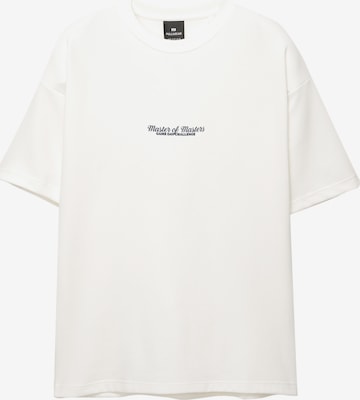 Pull&Bear Paita värissä valkoinen: etupuoli