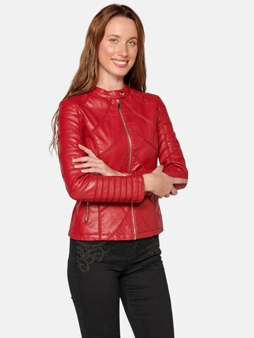 KOROSHI Between-Season Jacket in Red