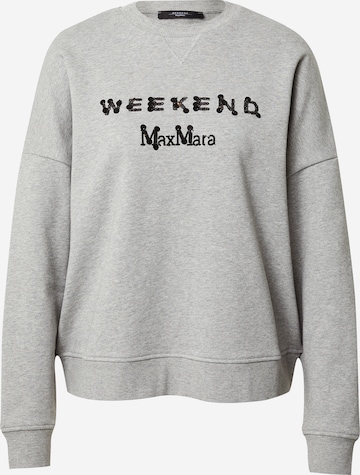 Weekend Max Mara Sweatshirt 'HOT' in Grey: front