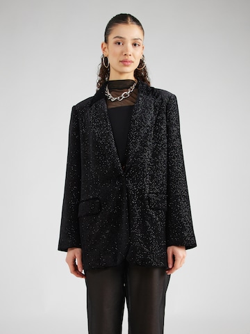 River Island Blazer in Black: front