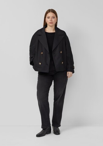 QS Between-season jacket in Black