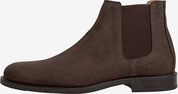 Hackett London Chelsea boots in Brown: front