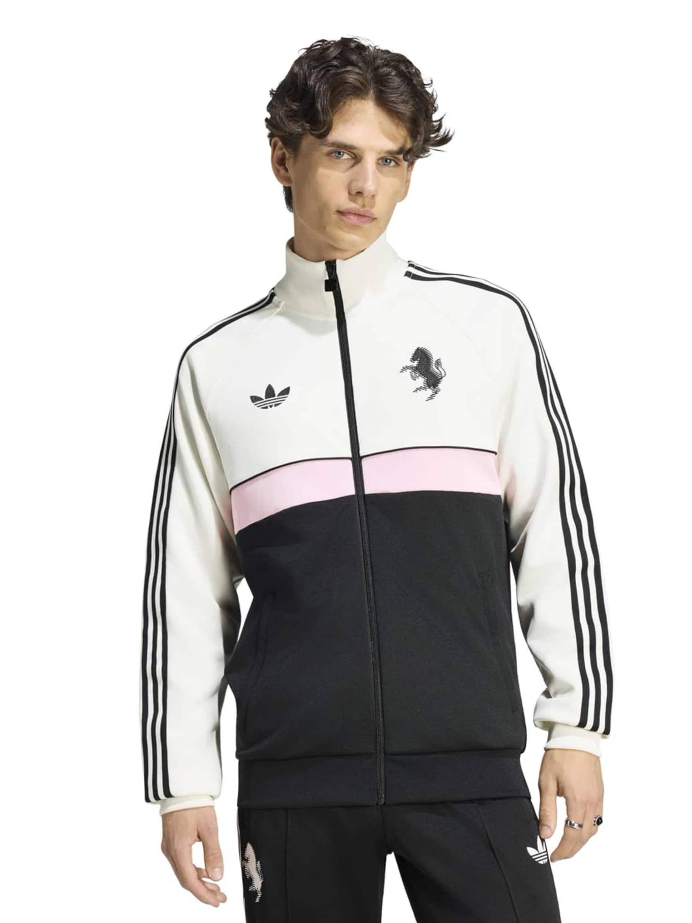 ADIDAS PERFORMANCE Sportsweatvest 'JUVE' in Wit: voorkant