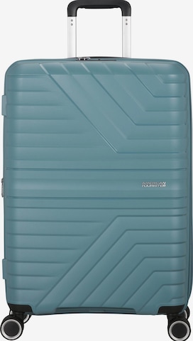 Trolley 'FLYTWIST SPINNER 67/24 TSA EXP' di American Tourister in blu: frontale