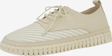 ILSE JACOBSEN Lace-Up Shoes 'TULIP4094' in Beige: front