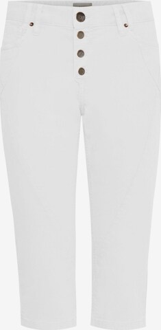 PULZ Jeans Pants 'ROSITA' in White: front