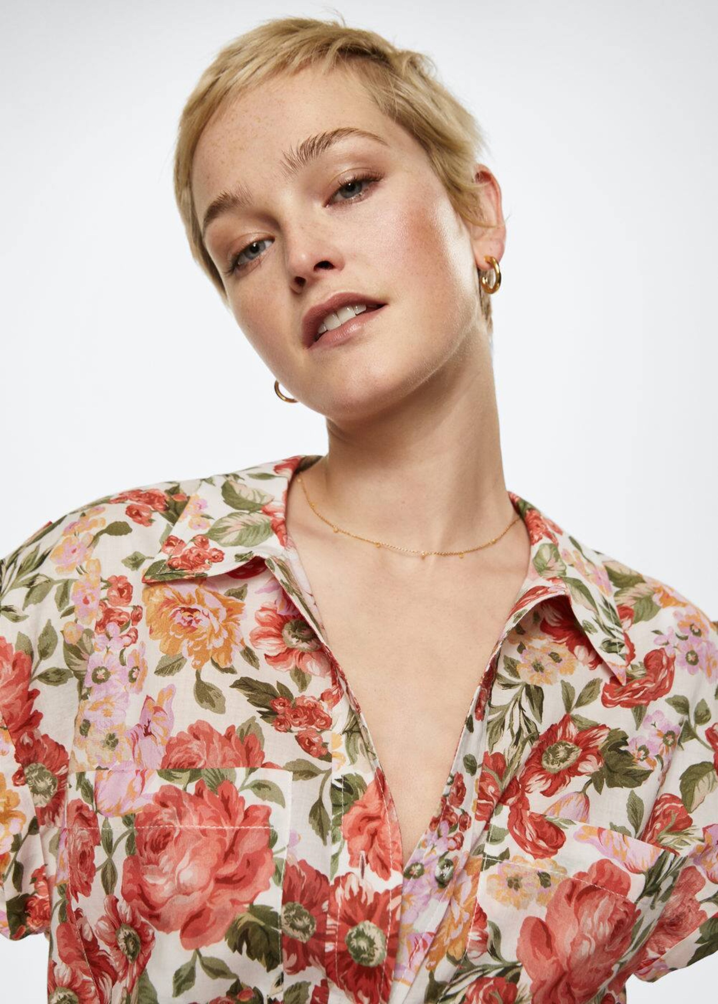 Frauen Große Größen MANGO Bluse 'bari' in Mischfarben - FS13257 Frauen Große Größen MANGO Bluse 'bari' in Mischfarben - FS13257