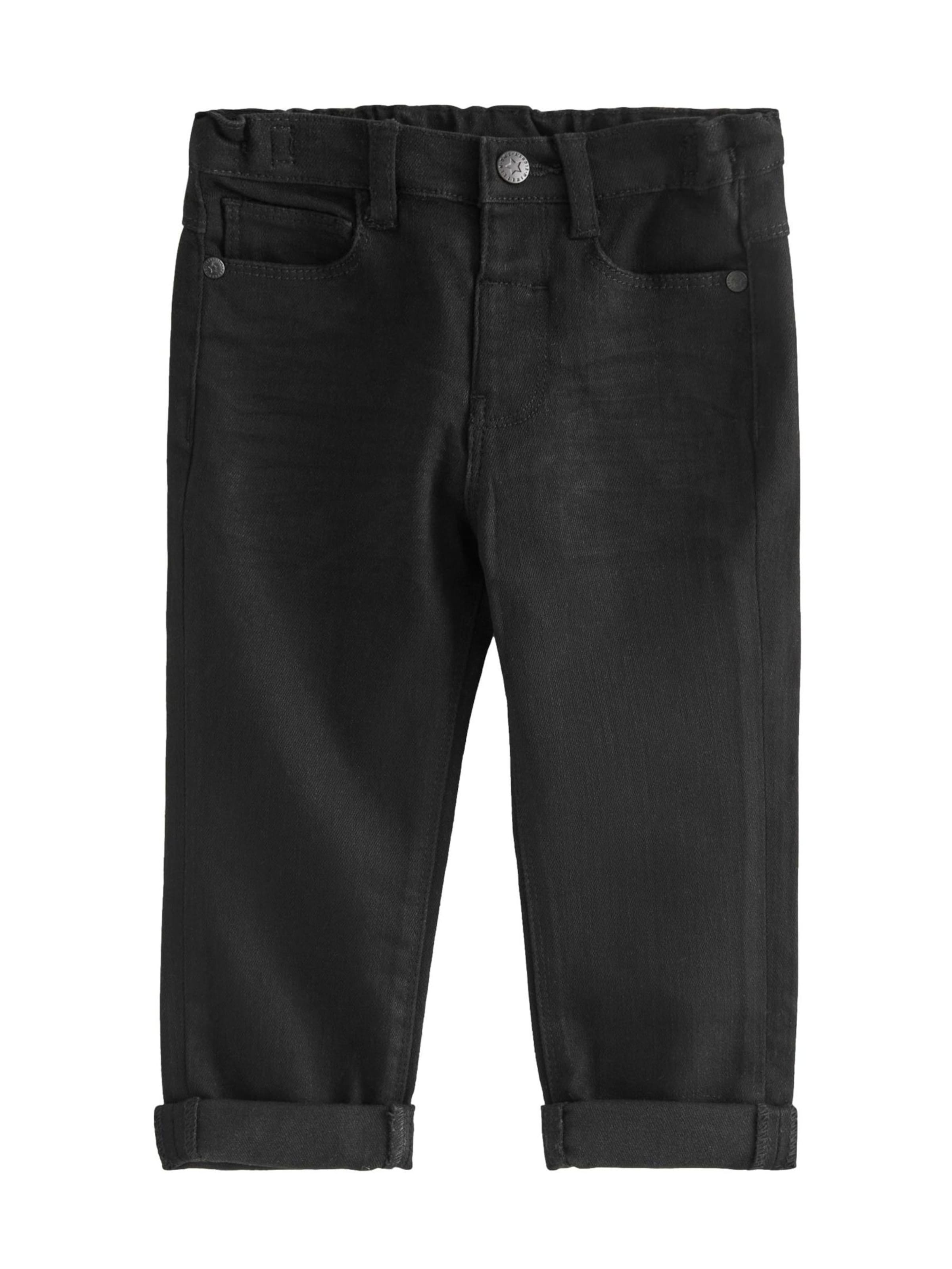 Next Normální Džíny – černá: přední strana