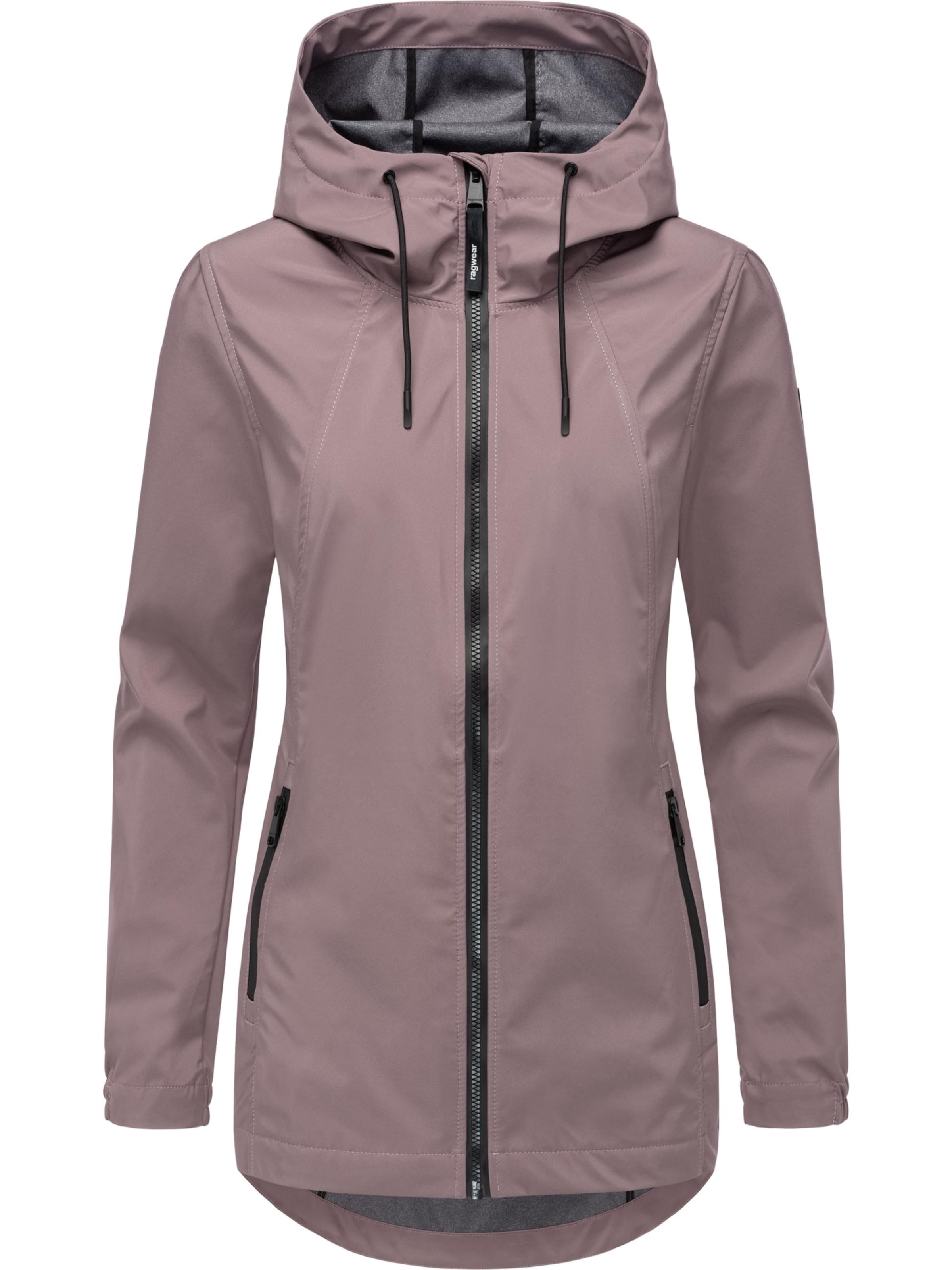 Ragwear Λειτουργικό μπουφάν 'Zuzka' σε λιλά: μπροστά