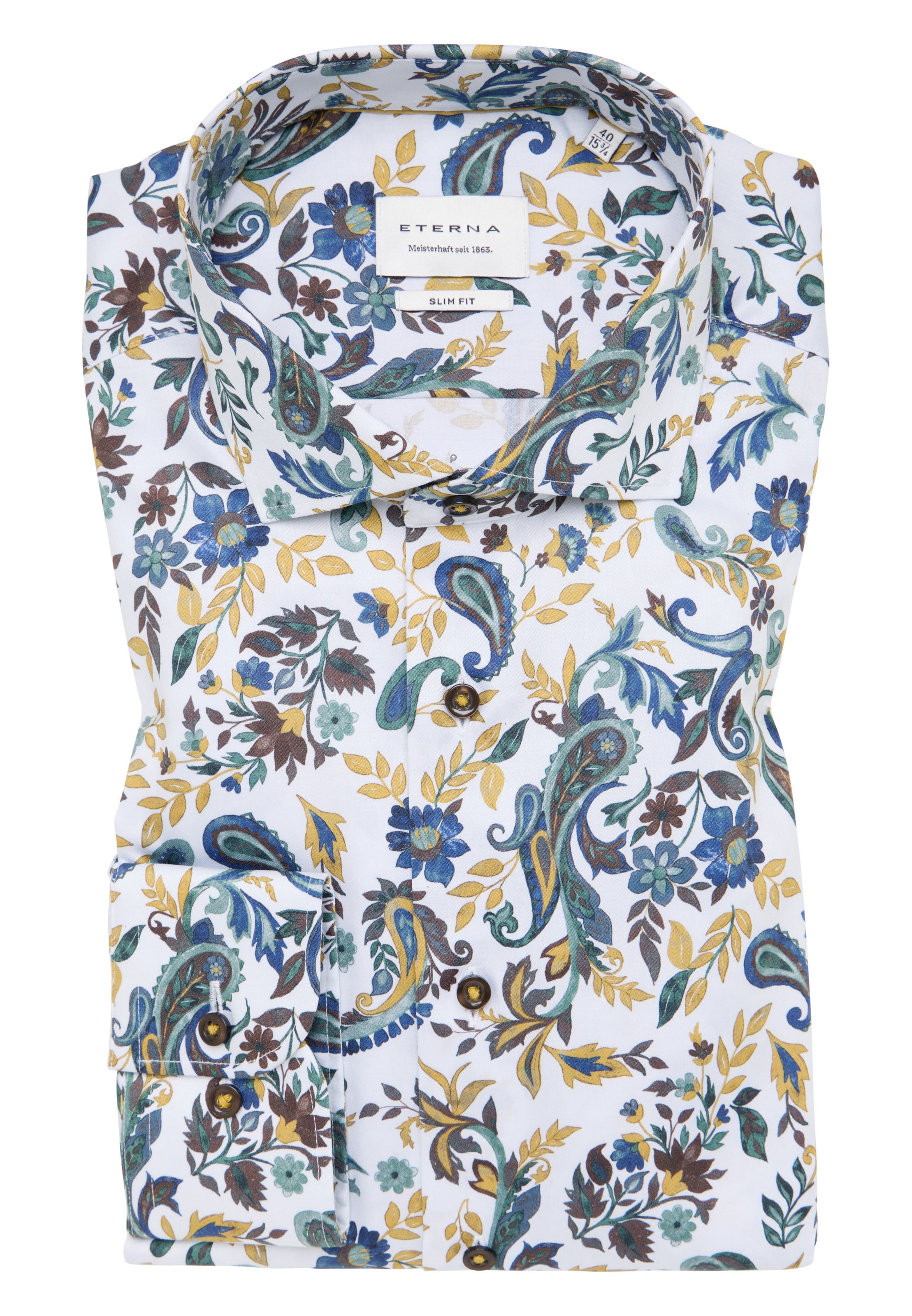 ETERNA Slim fit Business shirt in White