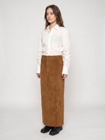 Gonna 'Falda' di wild pony in marrone