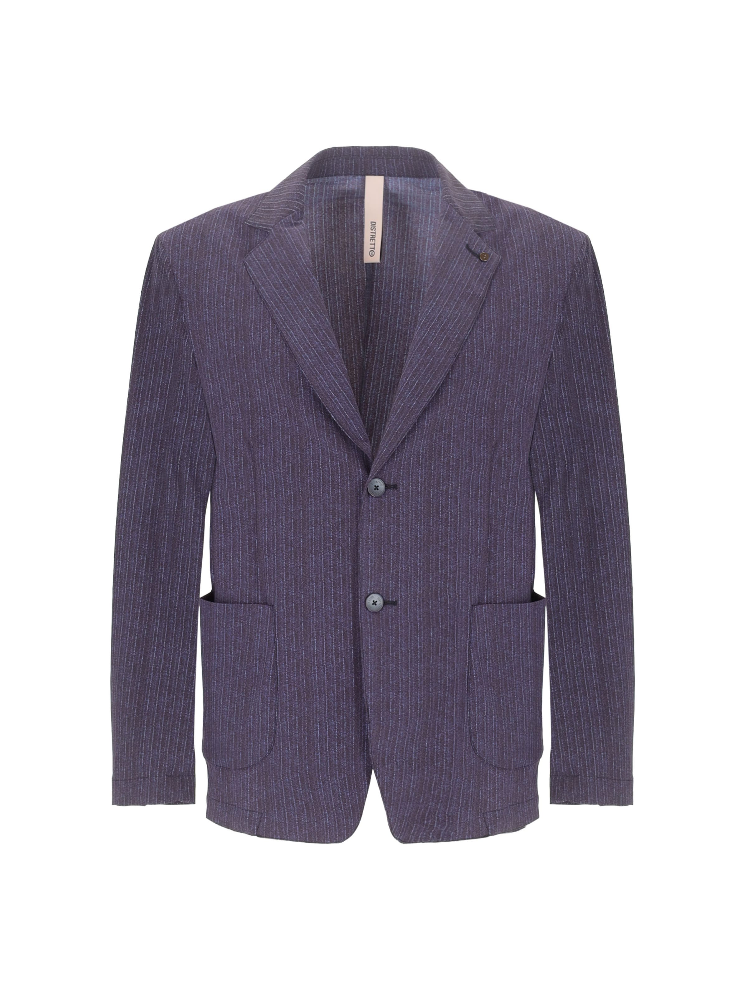 Distretto12 Regular Fit Sakko 'Albury' in Blau: Vorderseite