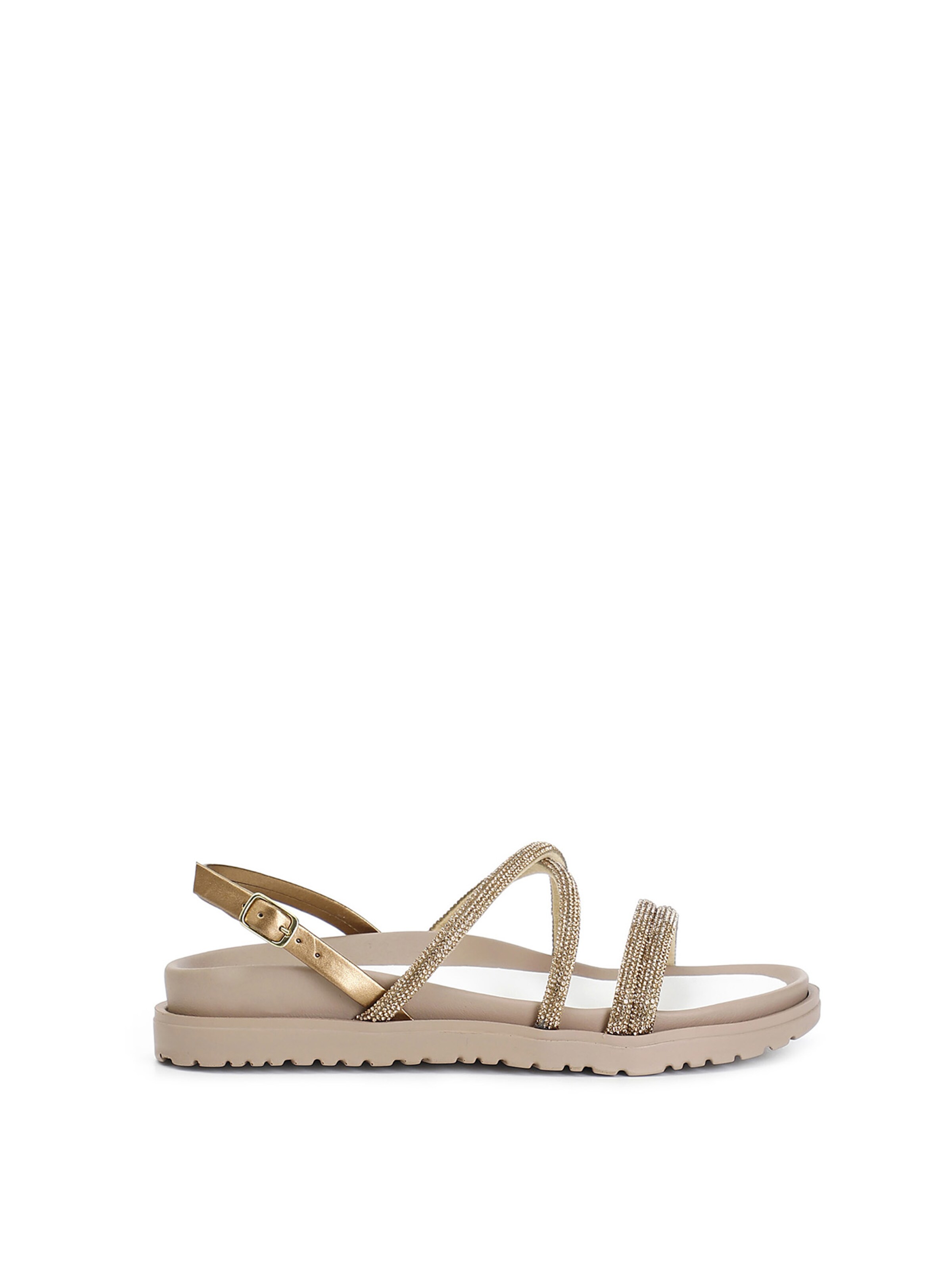 Sandalo con cinturino di CAFè NOIR in oro