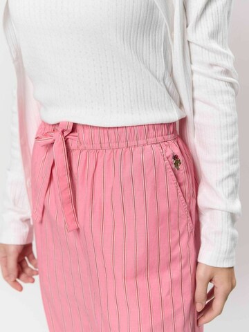 U.S. POLO ASSN. Normální Kalhoty ' Mira Striped ' – pink